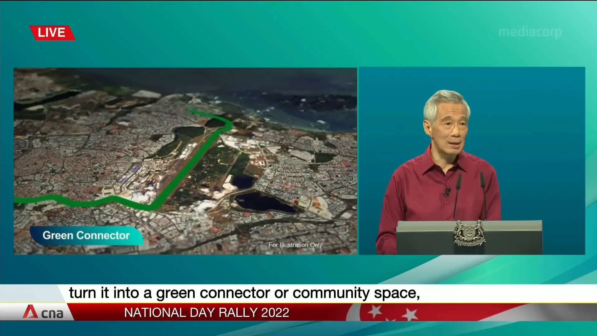 Runway overview of Paya Lebar Airbase
