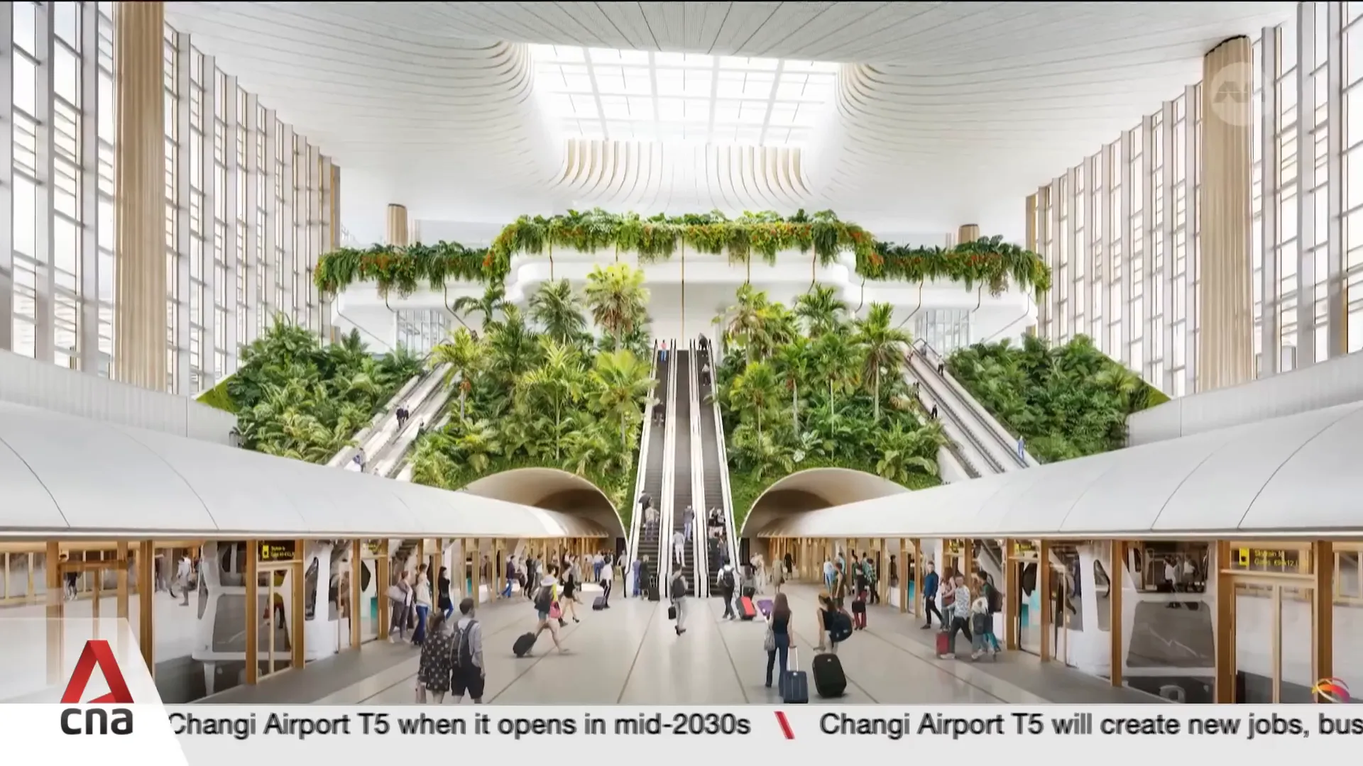 Automation technologies including baggage handling robots and autonomous vehicles at Terminal 5