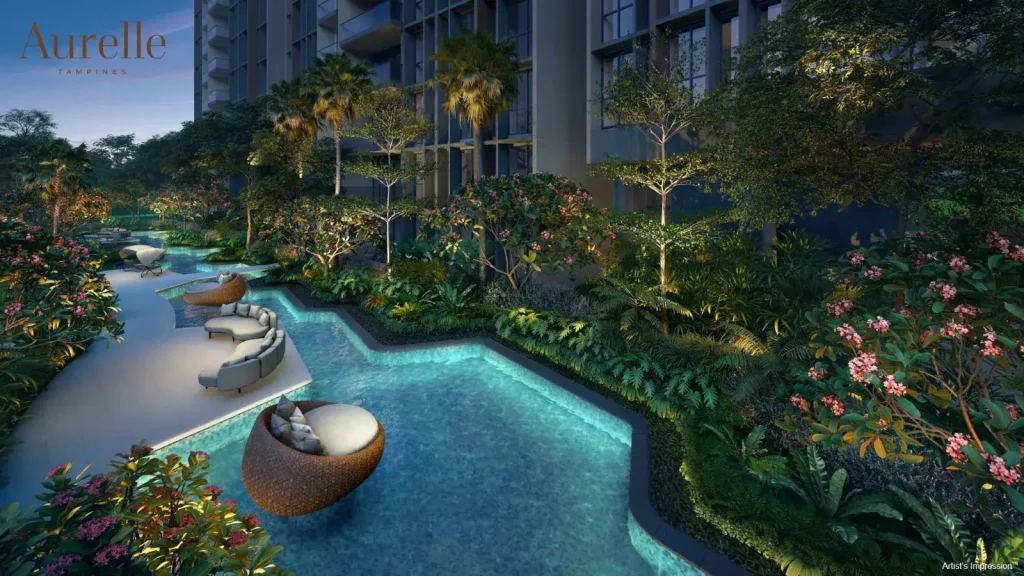 Aurelle of Tampines EC Night View