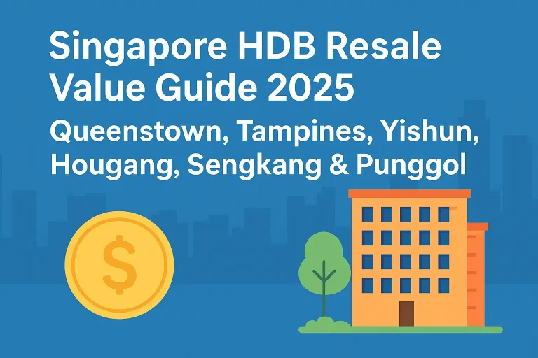 HDB resale value in Singapore Guide 2025: Queenstown, Sengkang, Punggol, Tampines, Yishun & Hougang