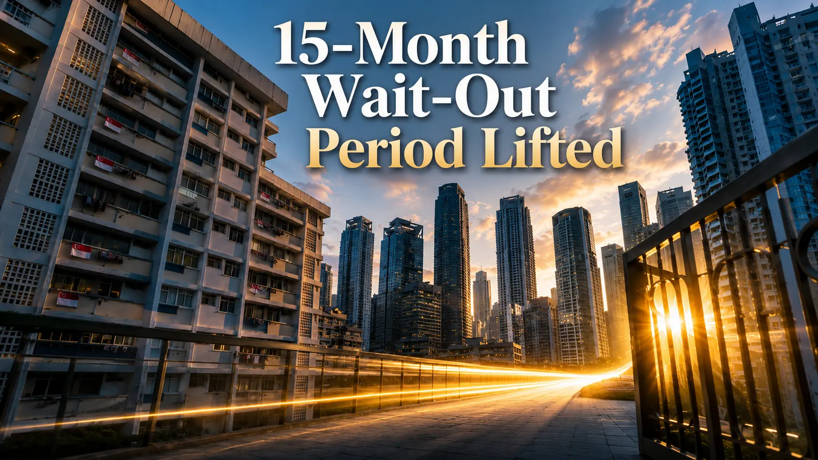 Breaking: 15-Month Wait-Out Period Lifted for Private Property Owners Buying HDB Resale Flats
